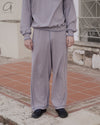 BASERANGE Cotton Ribbed Pants Portugal BAS-TRWA-CH-WI24-HL Grey-blue